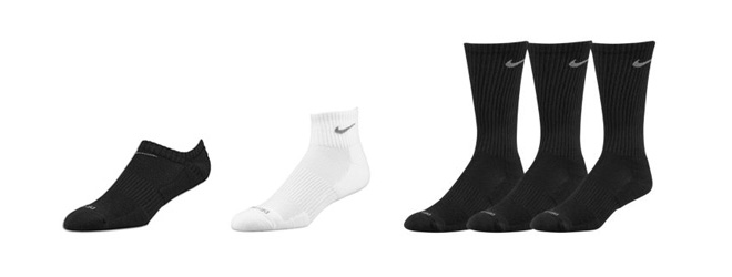 6-pk. Nike Dri-Fit Cushion Socks: $20